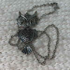 Long Owl Necklace